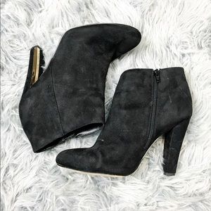 ‼️$15 SALE‼️ Call It Spring Black Booties w/ Gold